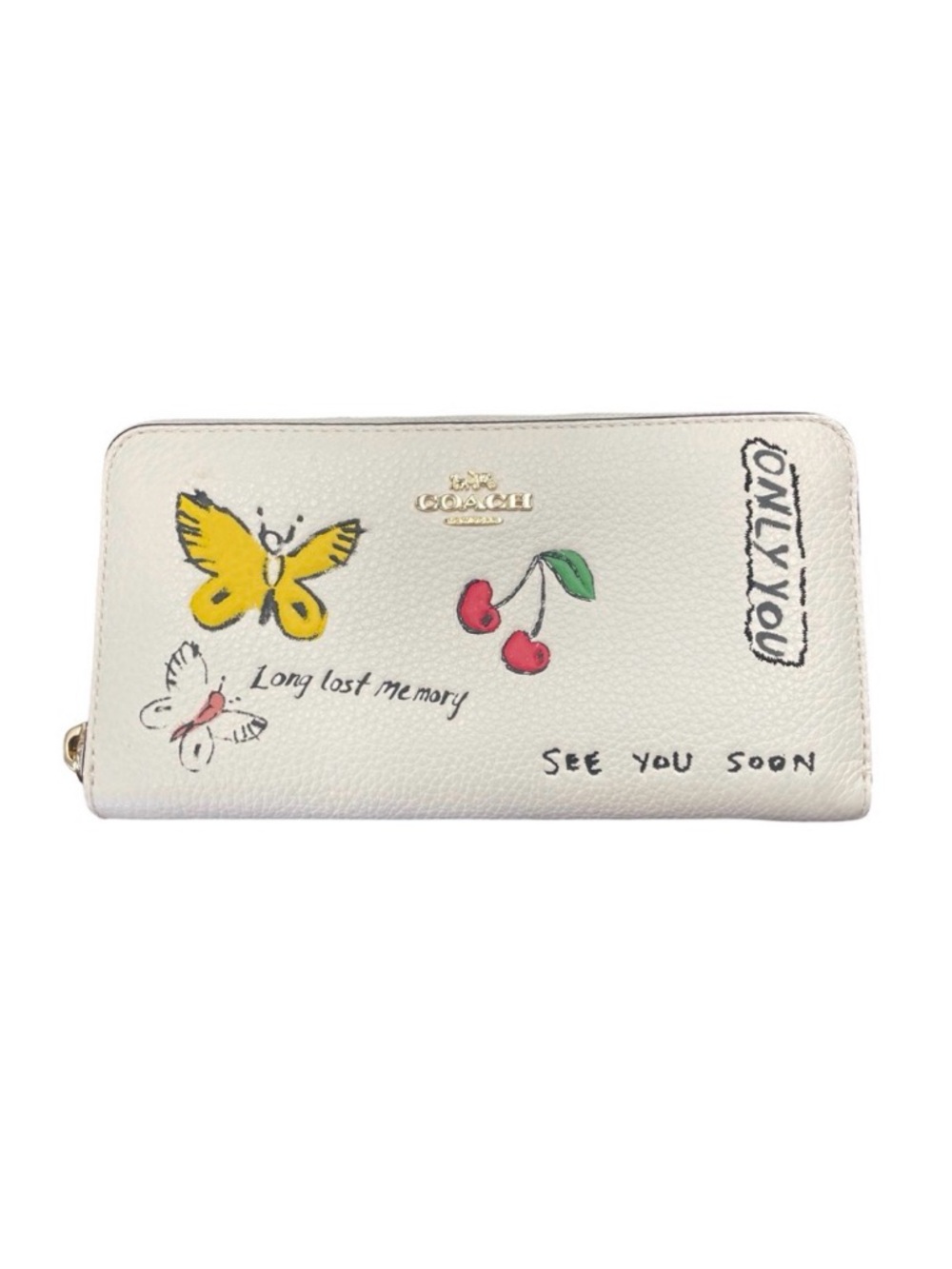 Coach long zip around Wallet